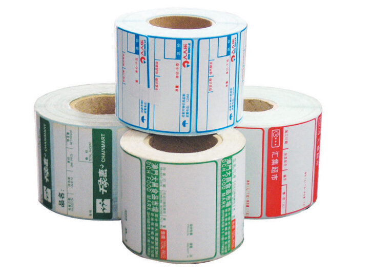 冠码品牌标签纸,可为客户量身定制各种类型规格尺寸的标签纸及其碳带